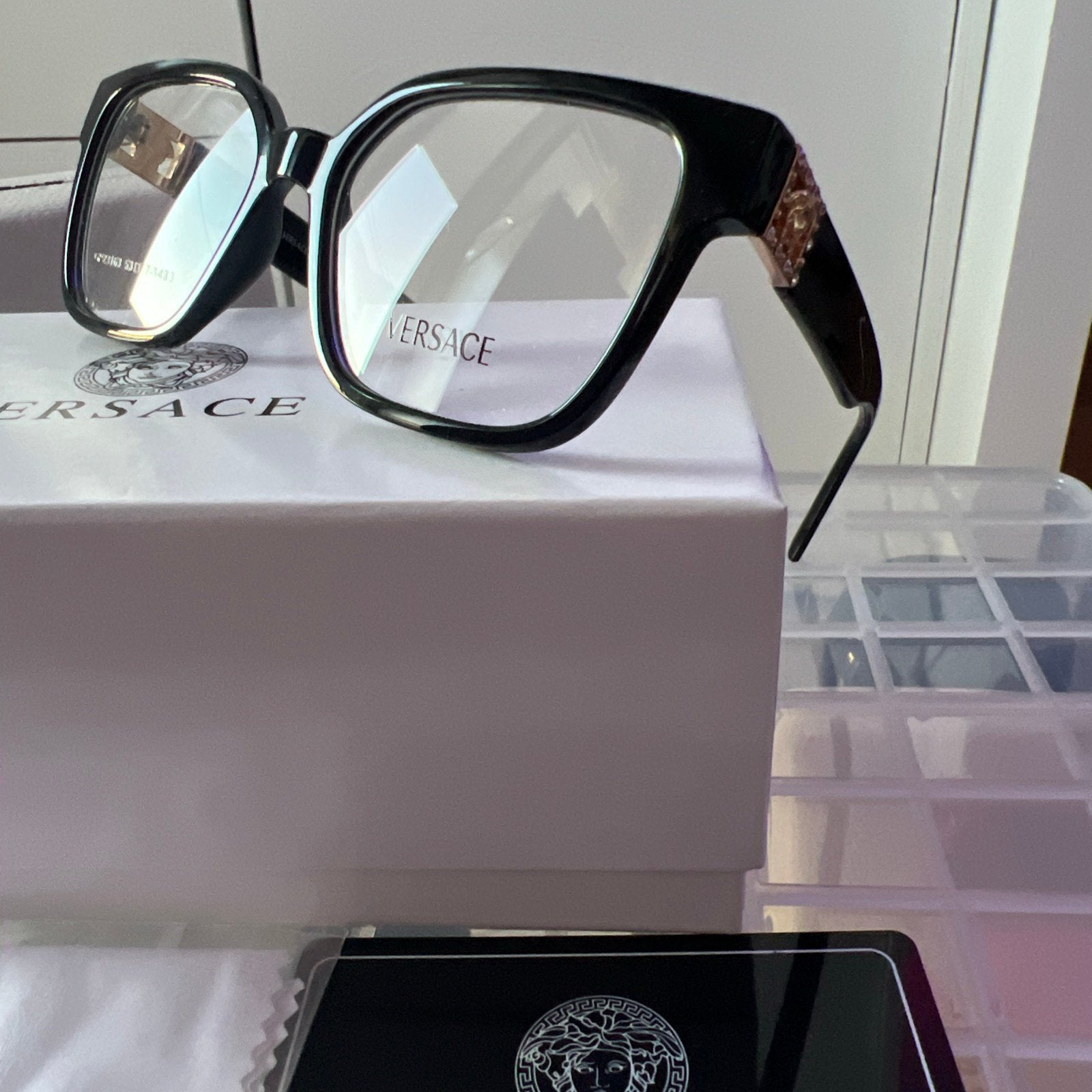 lunettes de vue versace, Enlèvement ou Envoi, Comme neuf, Lunettes
