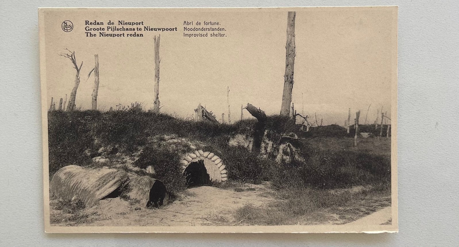 Prachtige Originele WOI Postkaart – Redan de Nieuport, Enlèvement ou Envoi