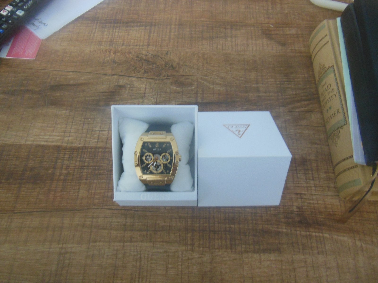 Chronographe Guess Phoenix - Noir, Enlèvement ou Envoi, Comme neuf, Montre-bracelet, Autres marques