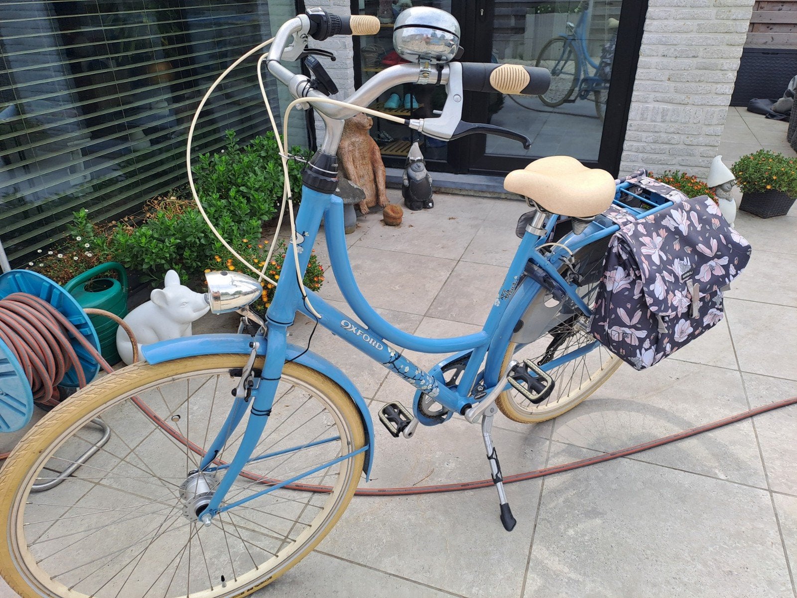Stadsfiets Oxford fleur, Fietsen en Brommers, Ophalen, Velgrem, Versnellingen, Zo goed als nieuw