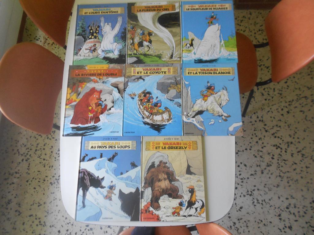 lot de 8 bd yakari casterman, Livres, Enlèvement ou Envoi, Comme neuf