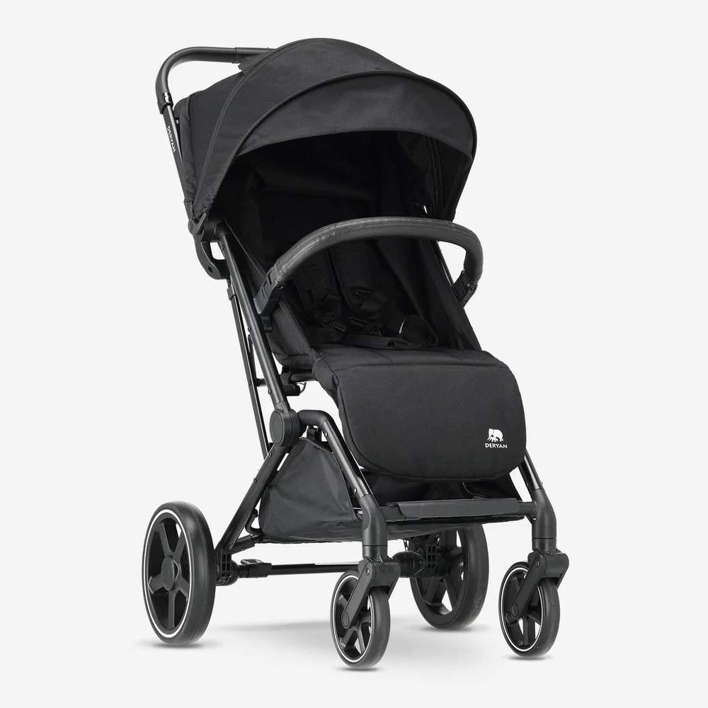 Deryan Luxe XP Buggy XL - TOPDEAL - Lichtgewicht - Zwart, Kinderen en Baby's, Ophalen of Verzenden, Zo goed als nieuw, Overige merken