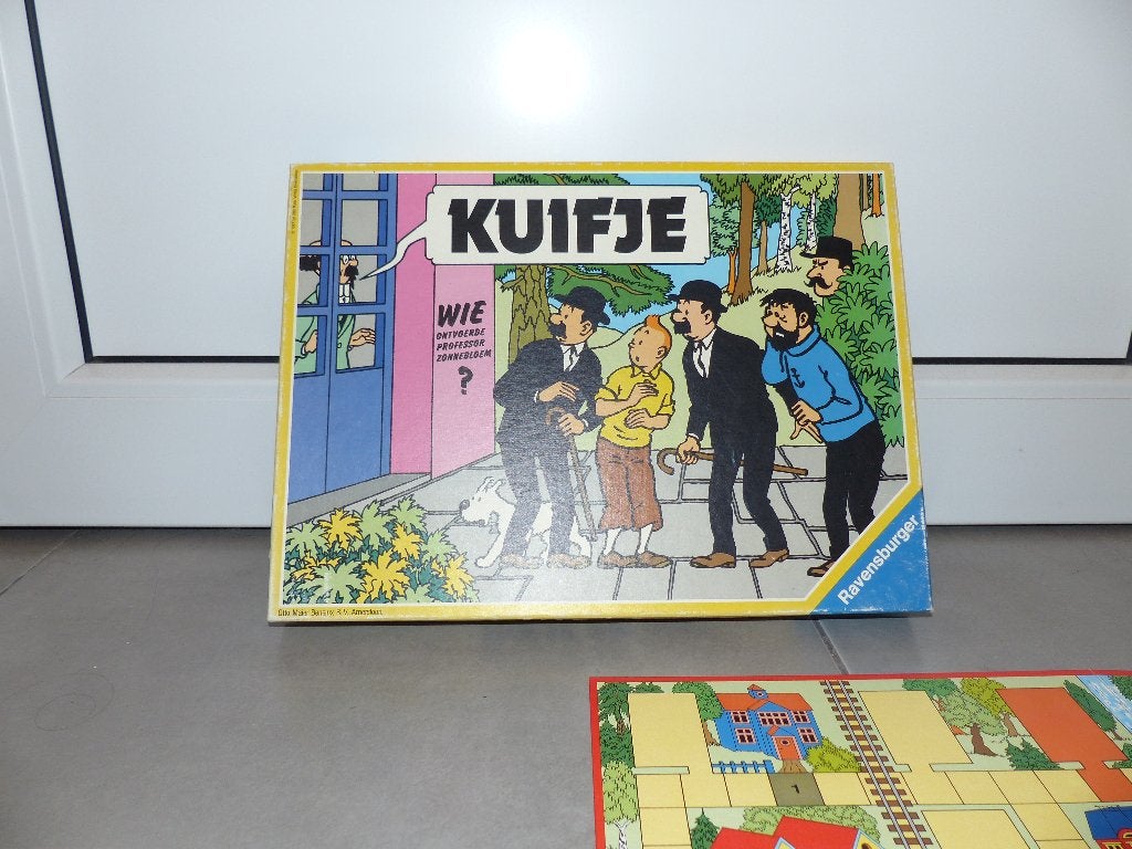 Jeu de Tintin - qui a kidnappé professeur Zonnebloem (1987), Enlèvement ou Envoi, Utilisé, Ravensburger