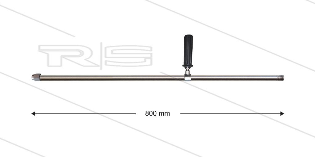 RVS Spuitlans 800mm Met Verstelbare Grip, Envoi