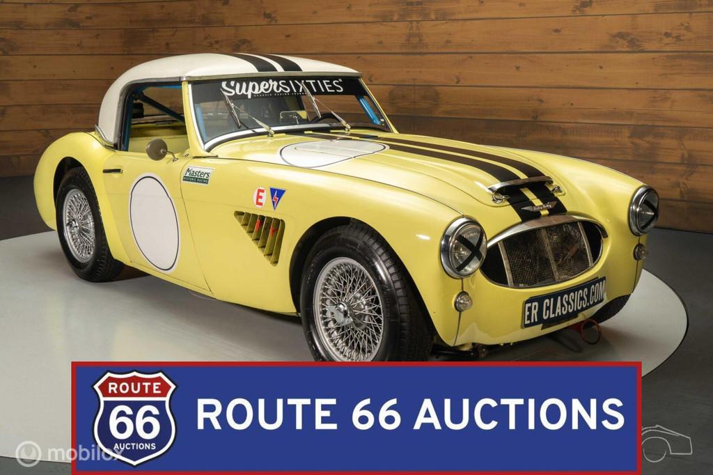 Austin-Healey 3000 MK1 | 1959 | Route 66 Auctions, Auto's, Austin, Zwart, Bedrijf, Handgeschakeld