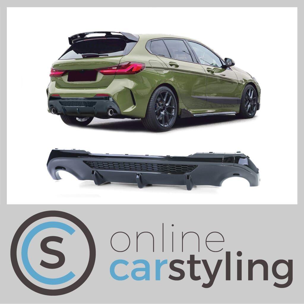 Achterbumper Diffuser BMW 1-Serie F40 Glossy Black, Auto-onderdelen, -, -, Nieuw, Ophalen of Verzenden