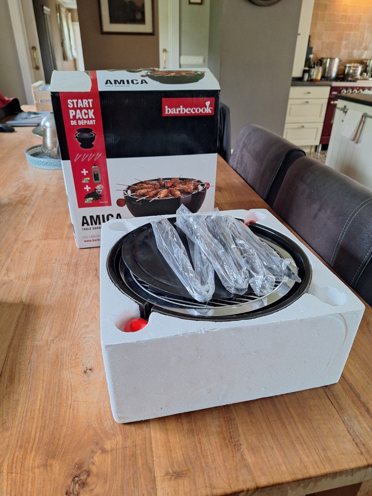 barbecook tafel barbecue, Tuin en Terras, Houtskoolbarbecues, Ophalen, Nieuw, Barbecoock, Met accessoires