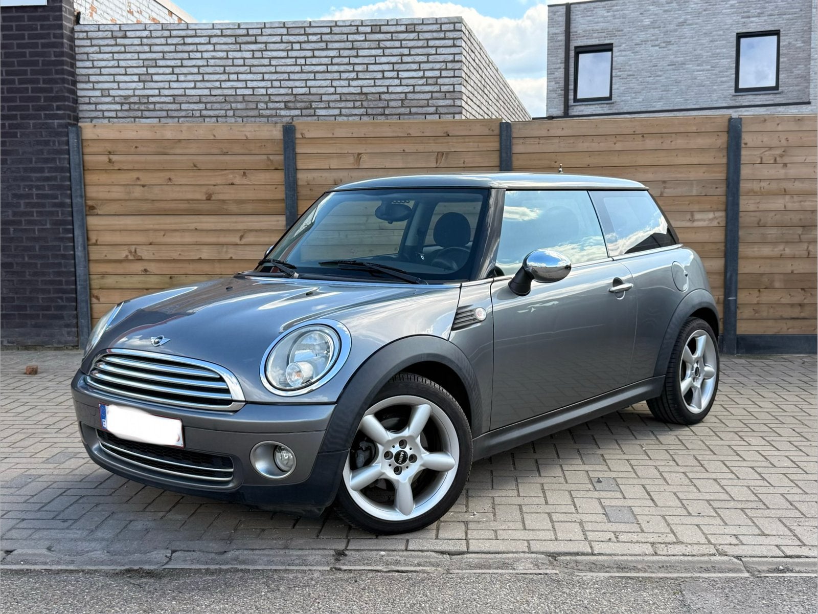 Mini cooper coupe 1.4i benzine Airco zetelv Gekeurd!, Autos, Argent ou Gris, Achat, Vitres électriques, Noir