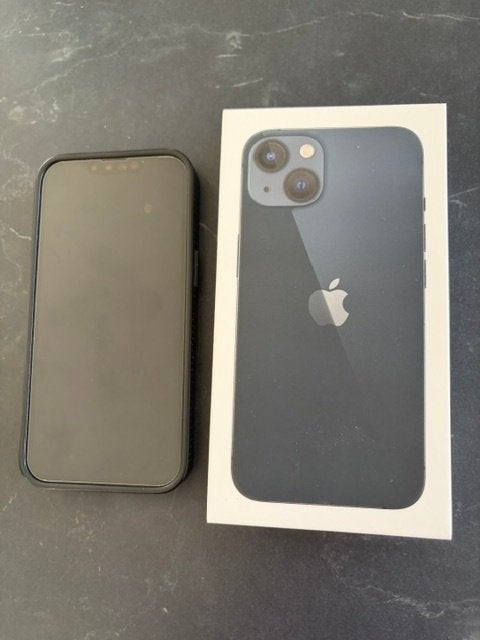 Apple iPhone 13 - 128GB - Midnight (zwart) - Uitstekend, 128 GB, IPhone 13, Comme neuf, Enlèvement