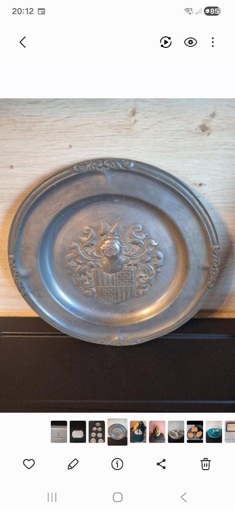 Objets en étain Posténiers Hutois., Enlèvement ou Envoi