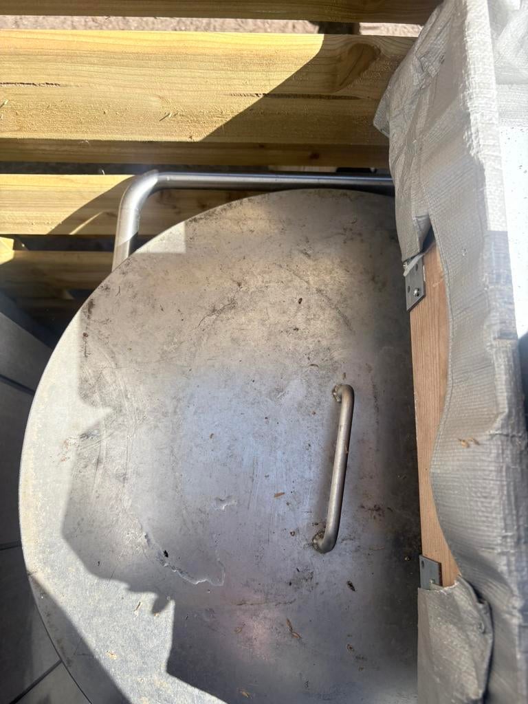 Brouw ketel in inox, Ophalen, Gebruikt, Inox Meubilair