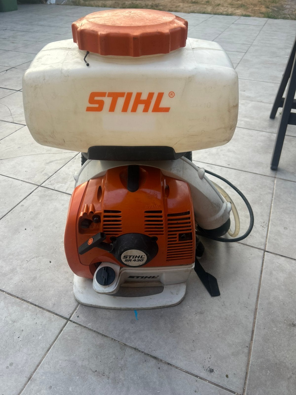 Stihl sr430 mistblower/vernevelaar, Verzenden, Zo goed als nieuw