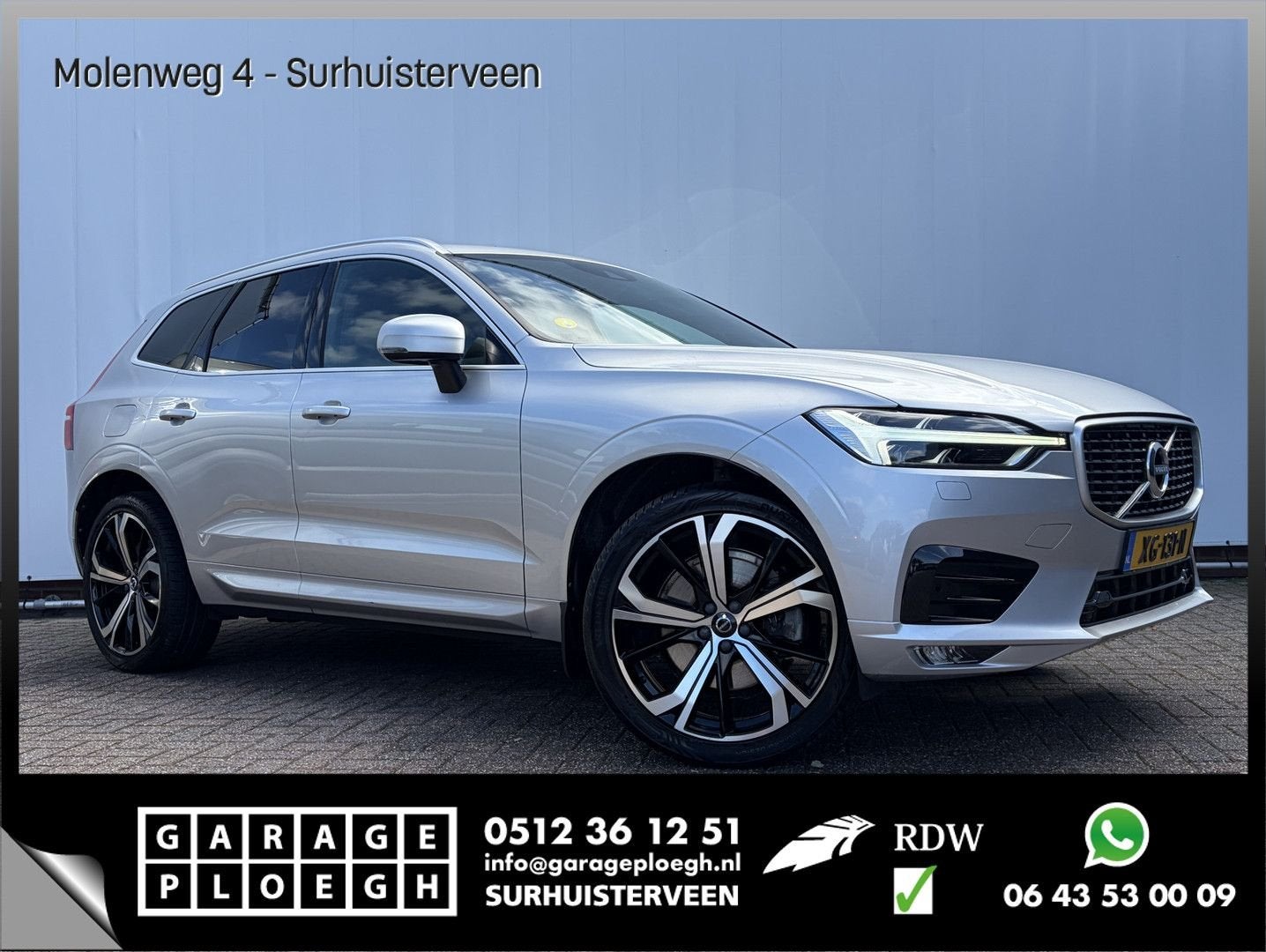 Volvo XC60 2.0 D4 Inscription R-Design Adapt.Cruise Apple Ca, Autos, Argent ou Gris, Achat, Carnet d'entretien, Automatique