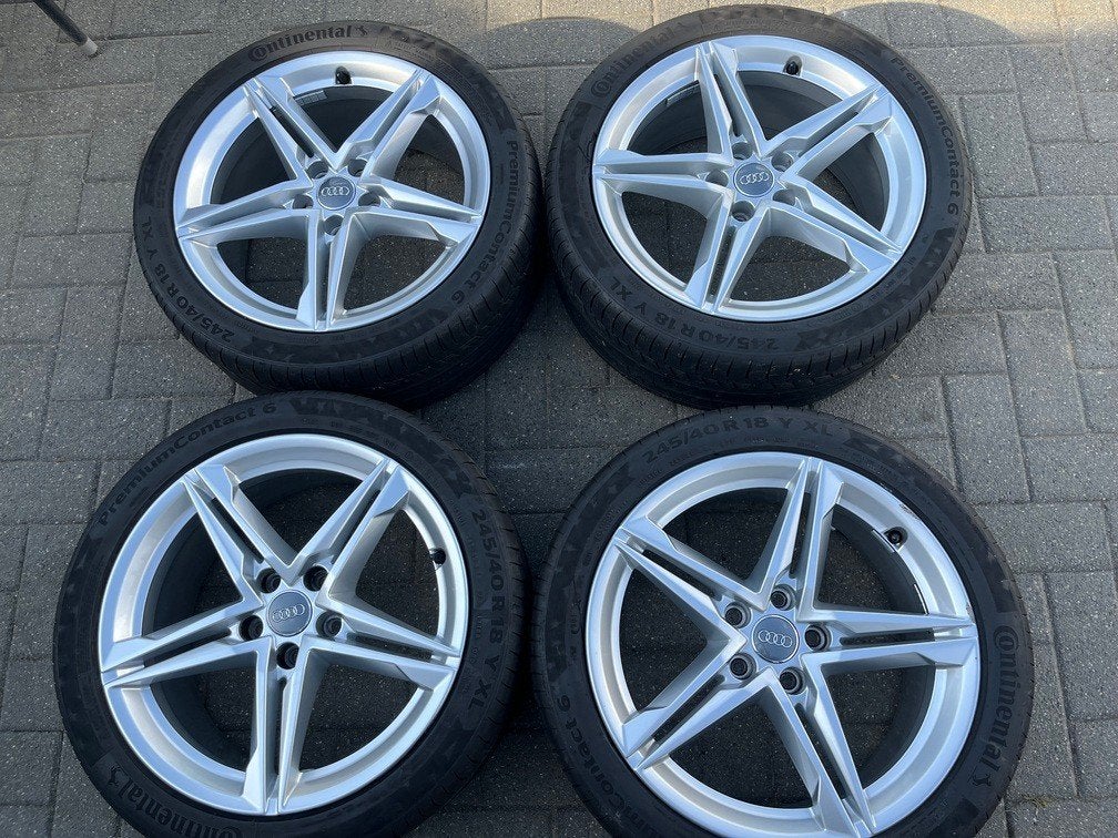 Audi A4 S-Line velgen, Ophalen, 18 inch, Velg(en), Personenwagen