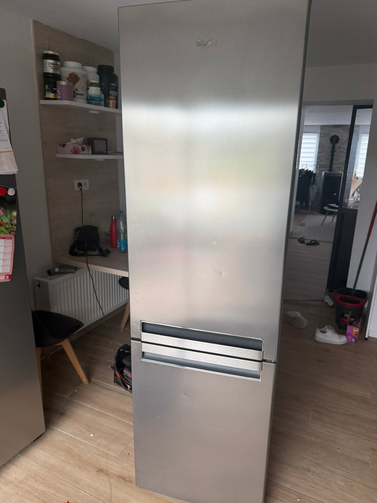 A vendre frigo whirpool 2 compartiment, Elektronische apparatuur, Ophalen, 200 liter of meer, 60 cm of meer, 160 cm of meer