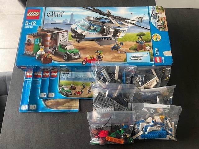 LEGO City Helikopter Patrouille - 60046, Ophalen, Gebruikt, Complete set, Lego