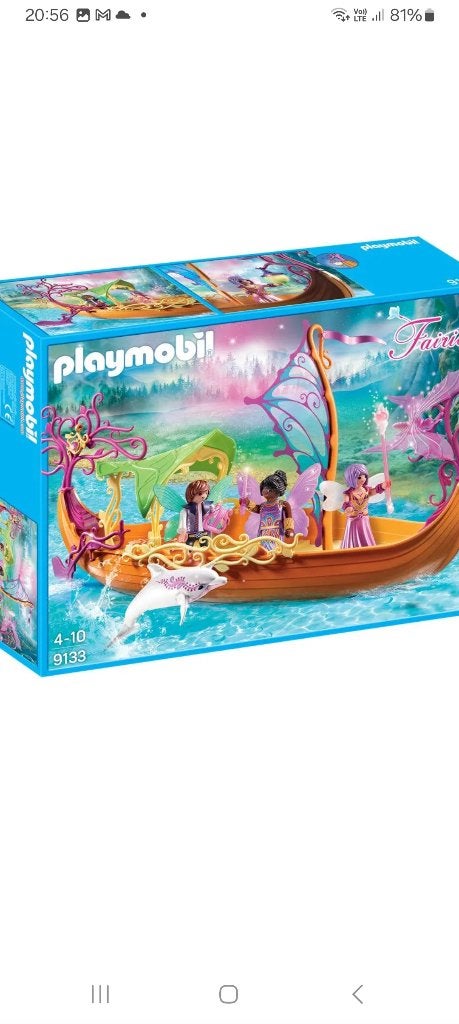 playmobil feeënboot, Kinderen en Baby's, Ophalen, Complete set, Fantasy, Zo goed als nieuw