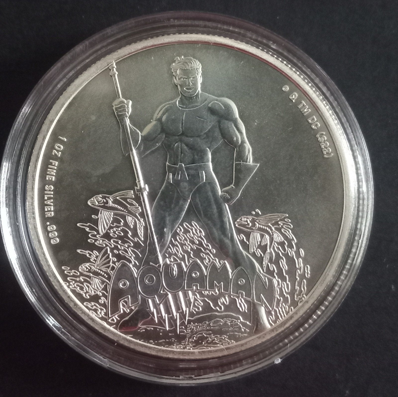 Aquaman 1 oz d'argent 999, Timbres & Monnaies, Envoi, Argent