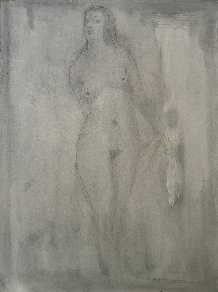 Tekening Gustaaf De Bruyne (1914-1981), Ophalen, Tekening