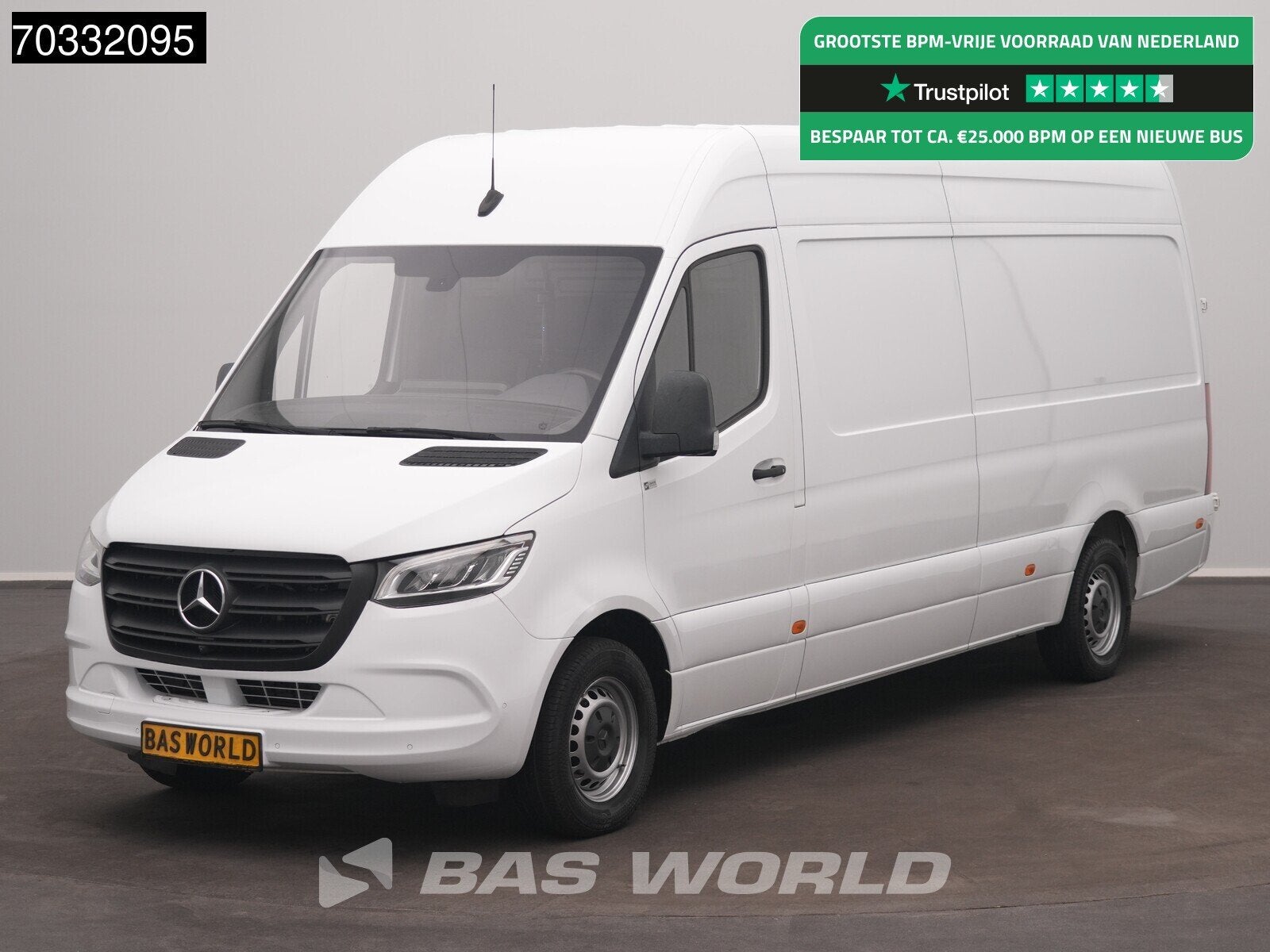 Mercedes Sprinter 314 CDI Automaat L3H2 AC/Climate MBUX Carp, Automaat, Stof, Gebruikt, Euro 6