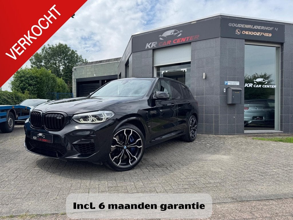 BMW X3 M Competition AKRAPOVIC-CARBON-H&K-HUD-360-DEALER, Auto's, Automaat, Automatische klimaatregeling, Zwart, 2993 cc