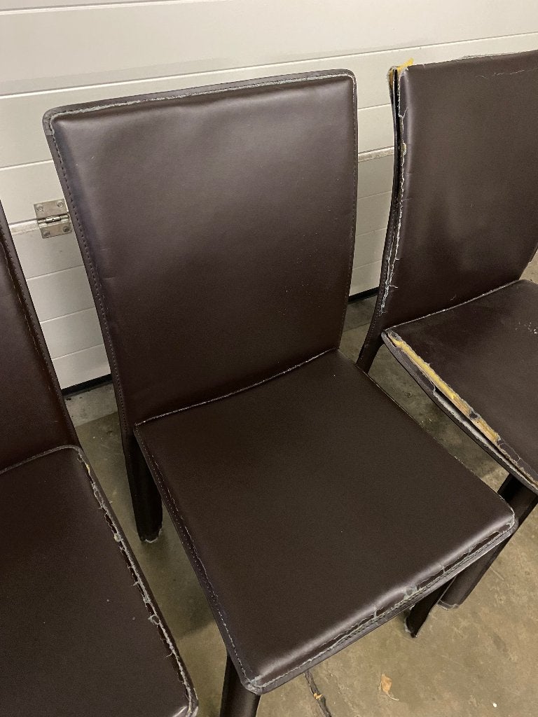 chaises à réparer à donner, Brun, Enlèvement, Utilisé, Cuir