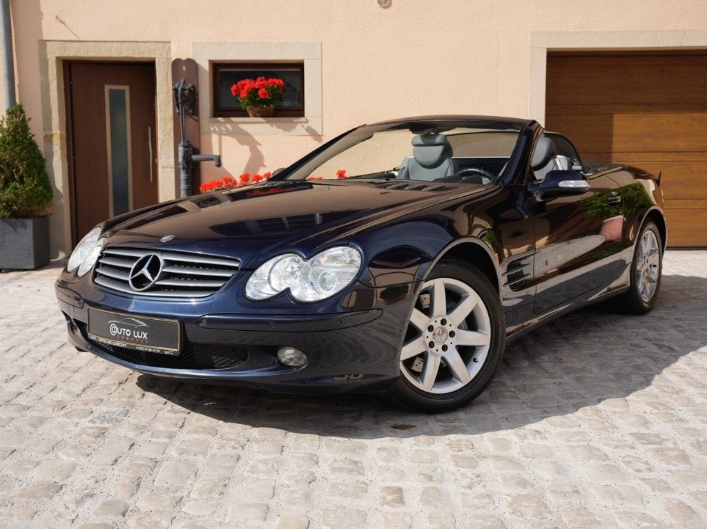 Mercedes-Benz SL 500 Roadster/1ère main/Histo. 100% Mercedes, Autos, Cuir, 304 g/km, Achat, Entreprise