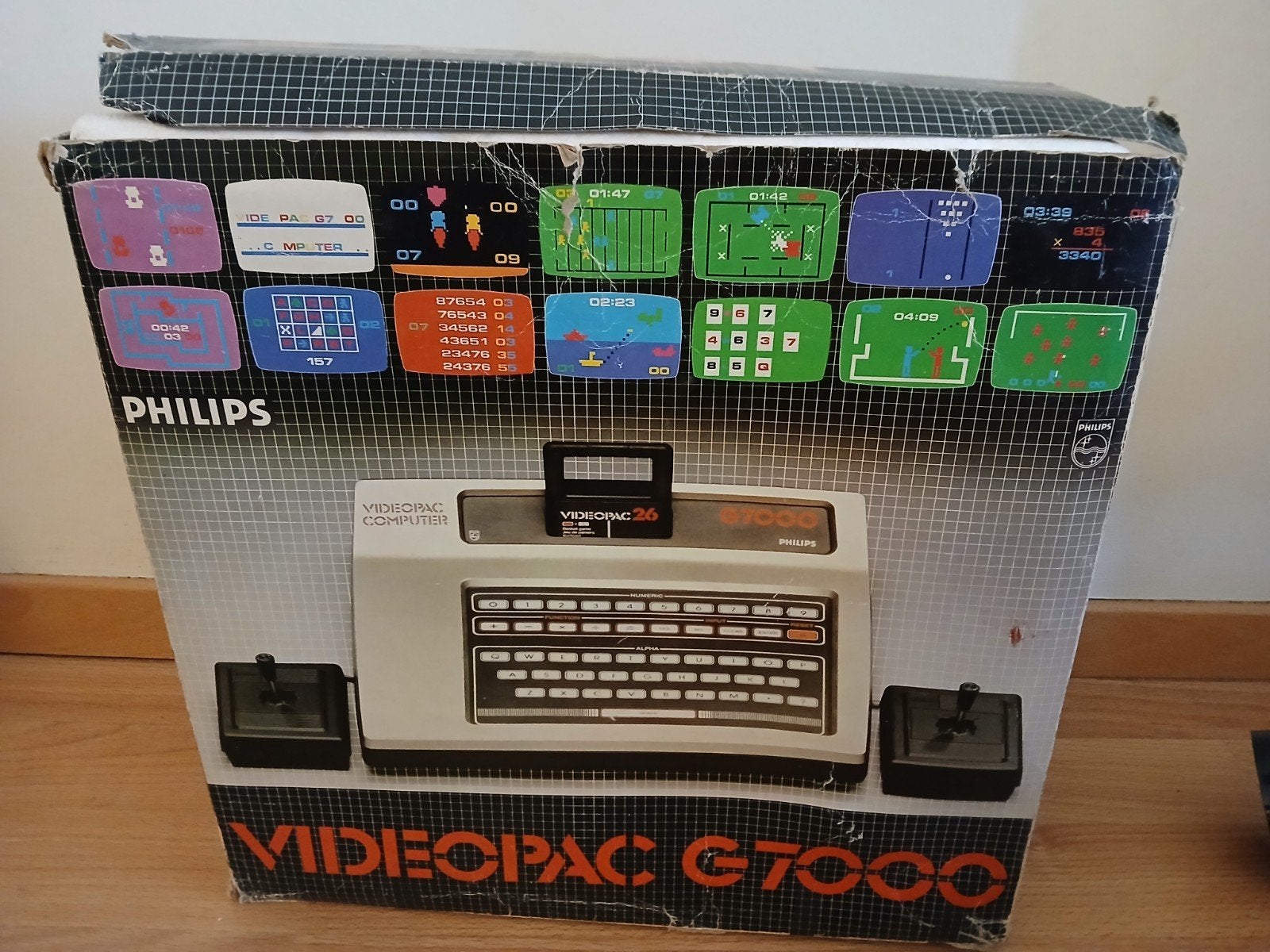 Philips Videopac G7000 + 2 cartouches, Enlèvement, Autres marques, Utilisé