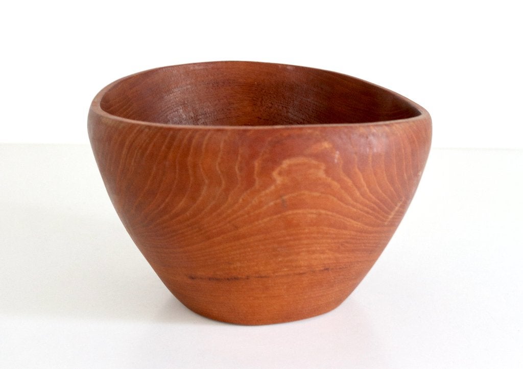 Vintage houten schaal, Ophalen of Verzenden, Gebruikt, Hout, Schaal