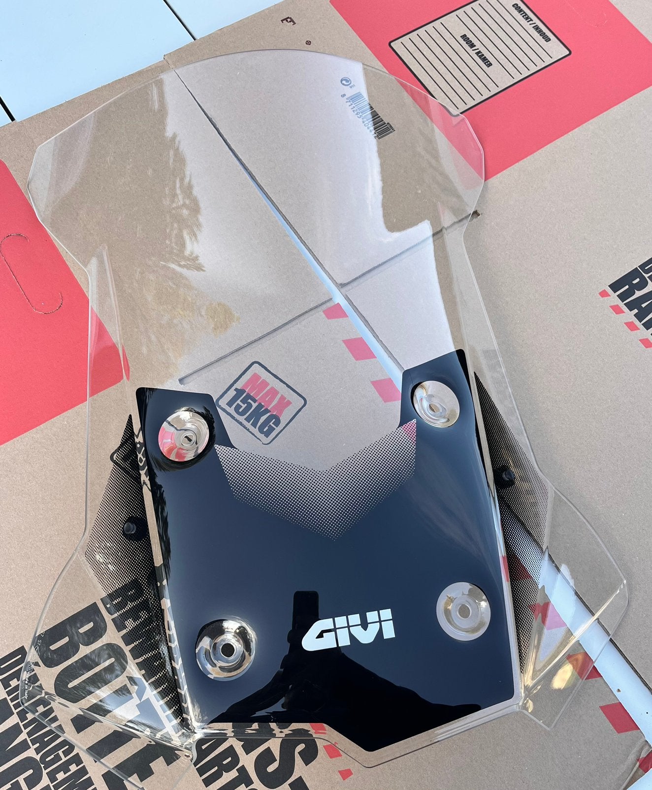 Bulle GIVI pour  BMW F750GS / F850GS /, Motos, Enlèvement ou Envoi, Comme neuf