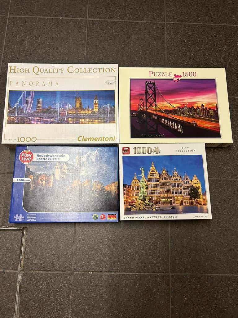 Puzzels, Enlèvement, Plus de 1 500 pièces, Comme neuf, Puzzle