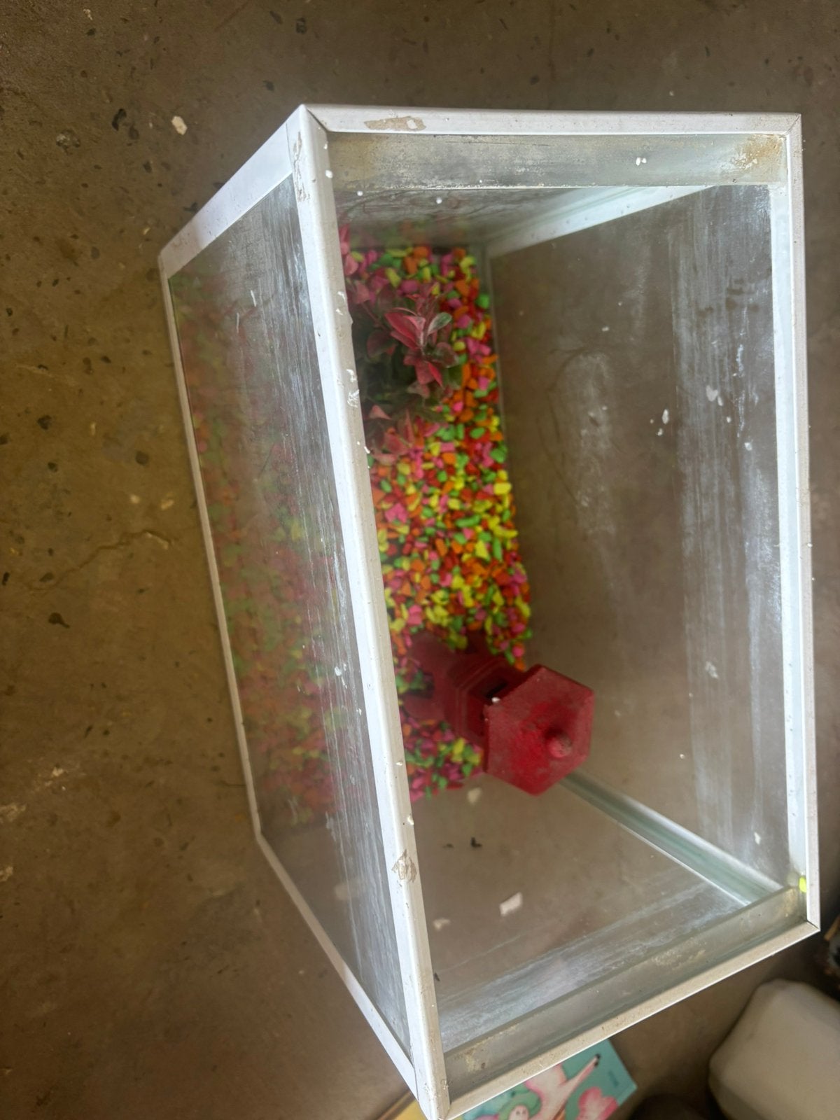 Aquarium gratis, Dieren en Toebehoren, Ophalen, Gebruikt