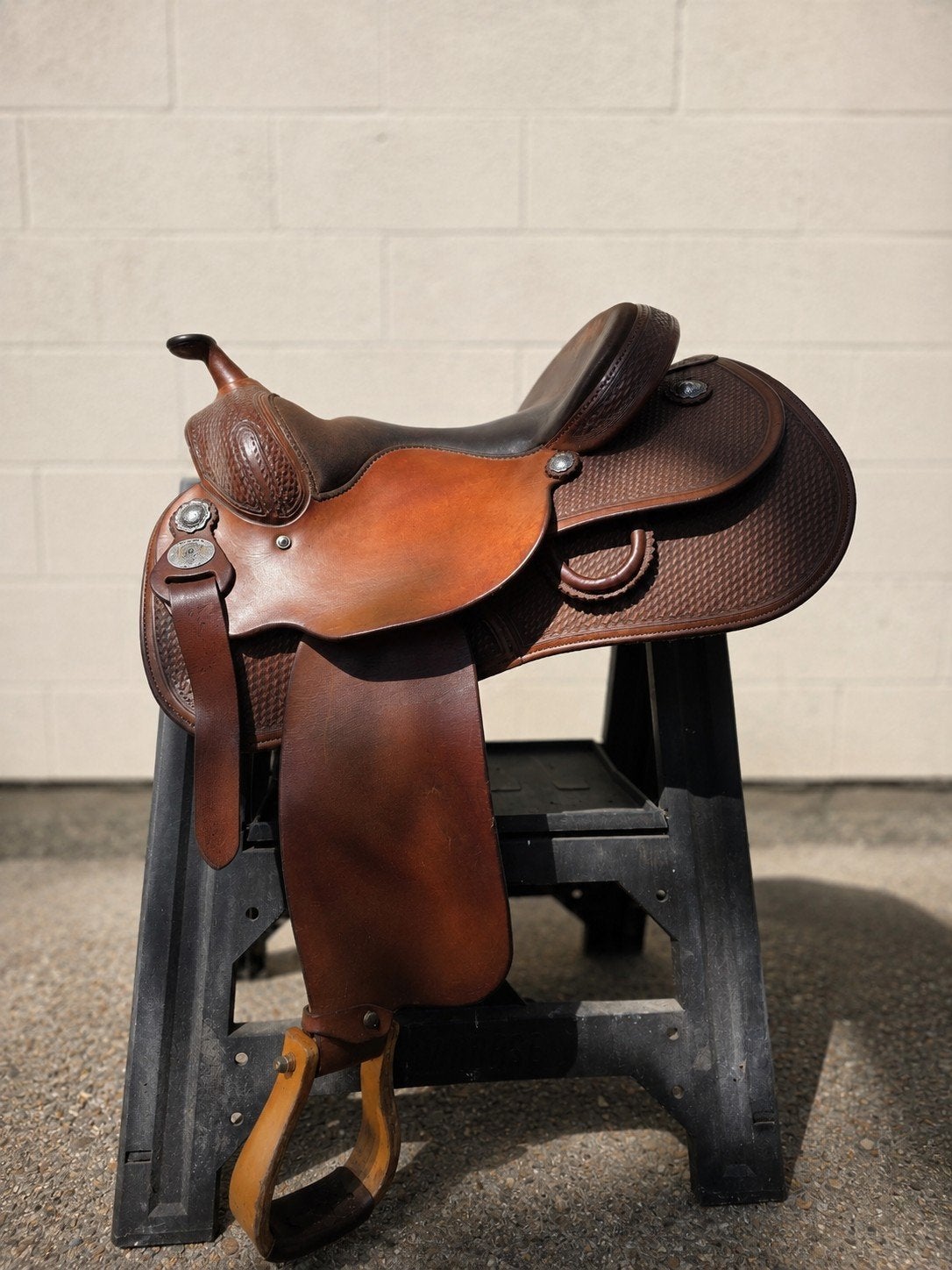 Diamond Saddlery Reining Westernzadel – 16" – Handmade!, Enlèvement, Siège creux