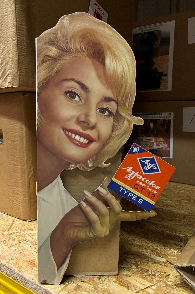 AGFA Agfacolor PINUP 1960 dubbelzijdige plaat, Verzenden