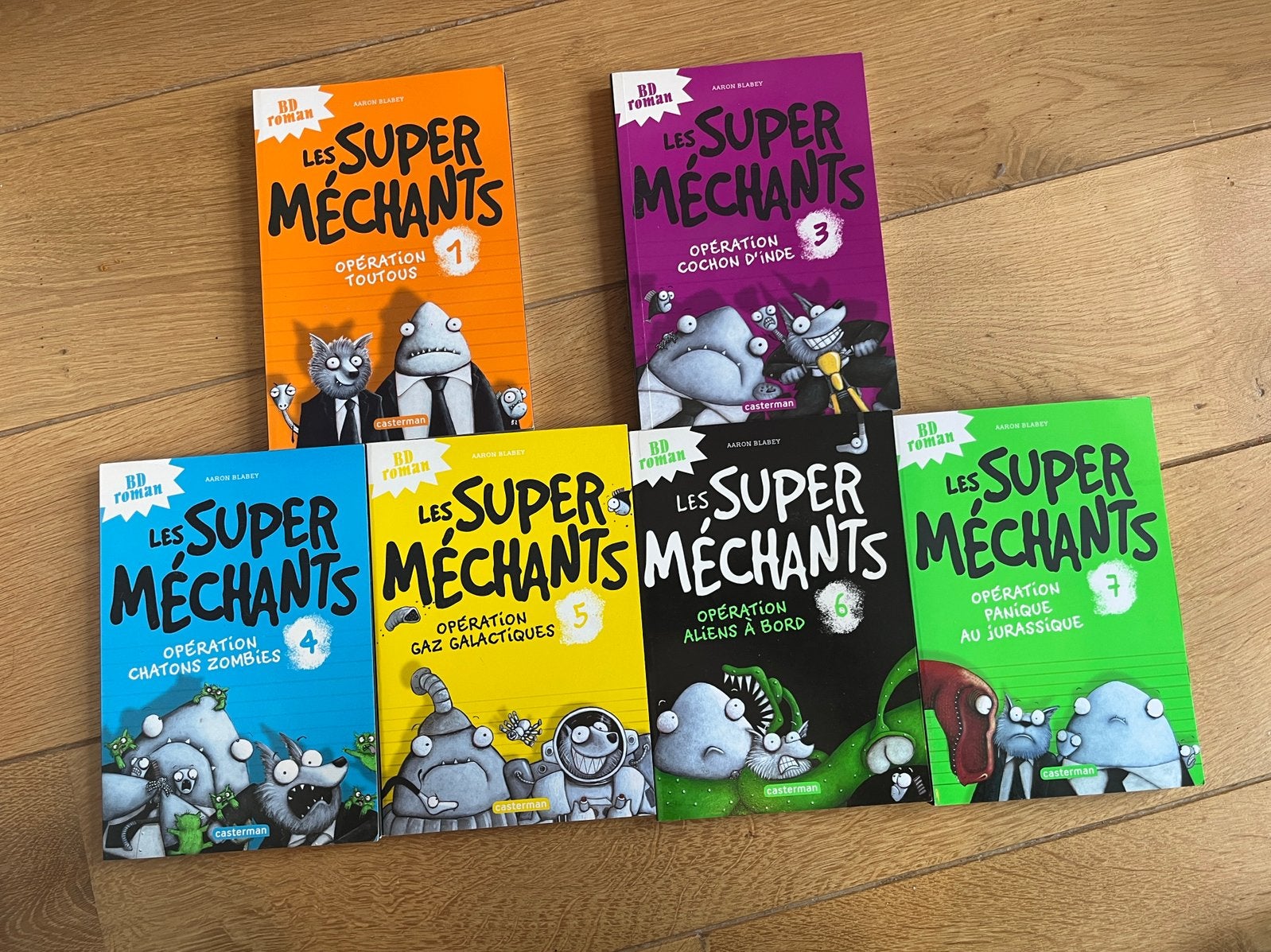 Les super mechants - Tomes 1, 3, 4, 5, 6 et 7, Enlèvement, Comme neuf