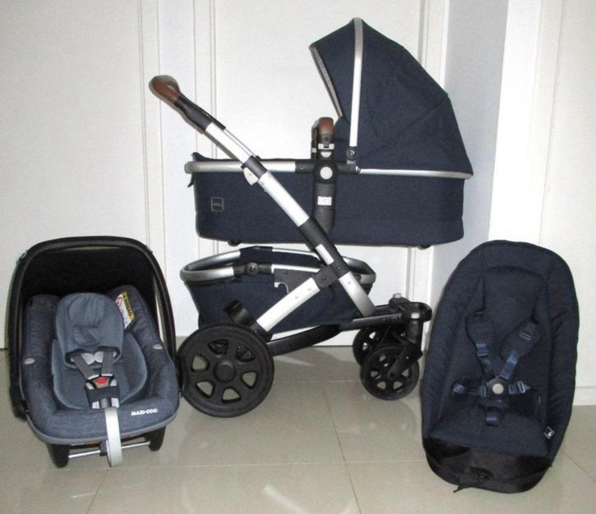 Joolz Geo2 Classic Blue 3 in 1 - COMPLEET, Enlèvement, Comme neuf, Maxi-Cosi