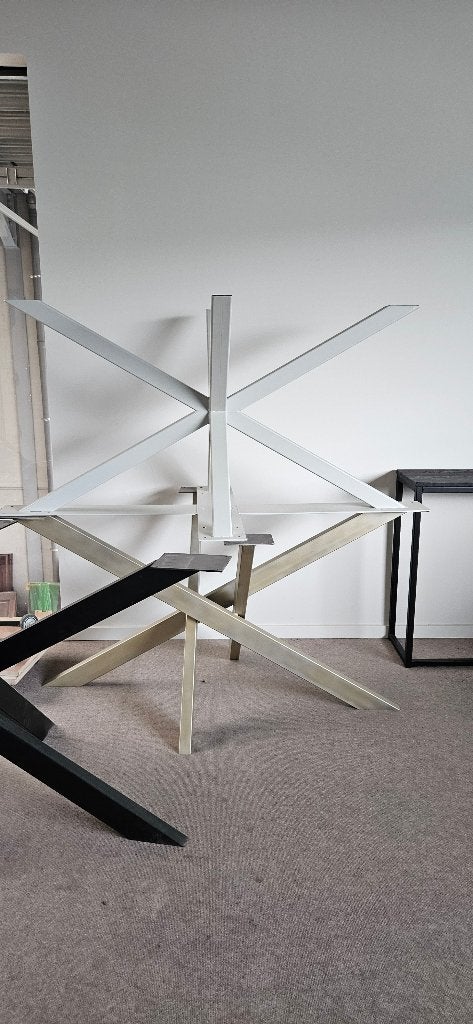 Stalen poten, Maison & Meubles, Pièces pour table, Enlèvement