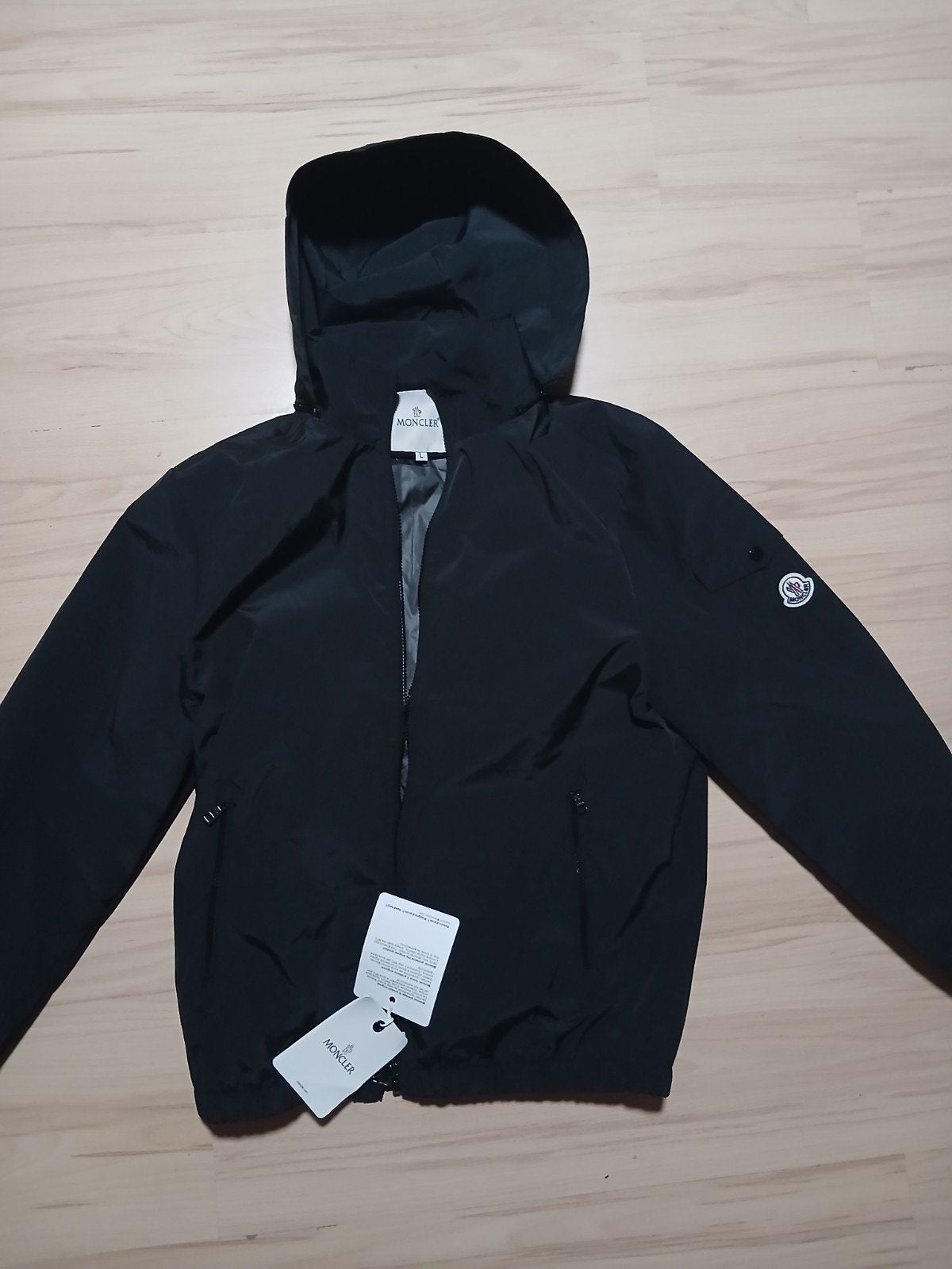 moncler windbreaker, Kleding | Heren, Maat 52/54 (L), Moncler, Zwart, Nieuw
