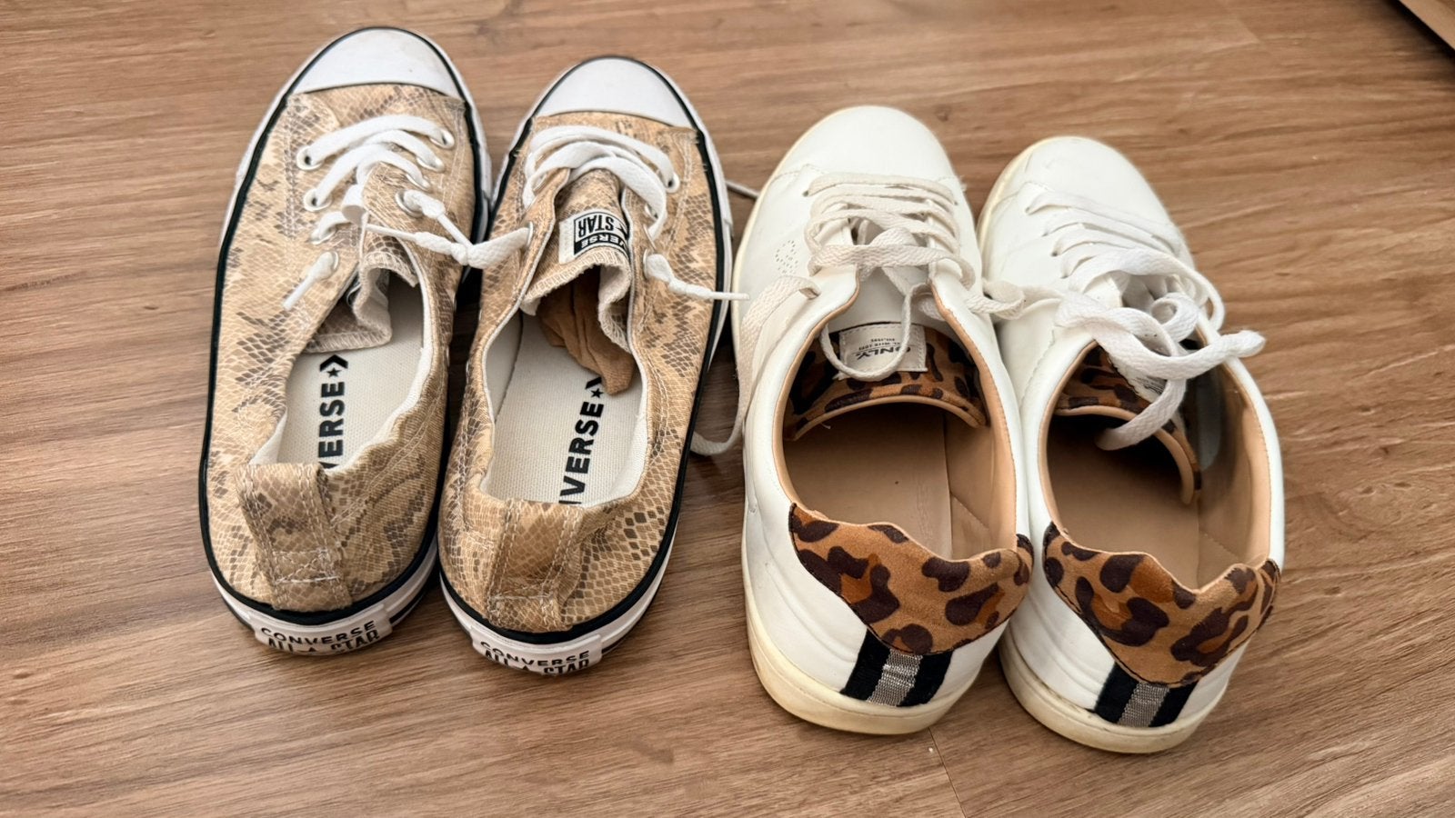 3 paires de chaussures pour femmes - 39 Converse, uniquement, Enlèvement, Comme neuf, Blanc