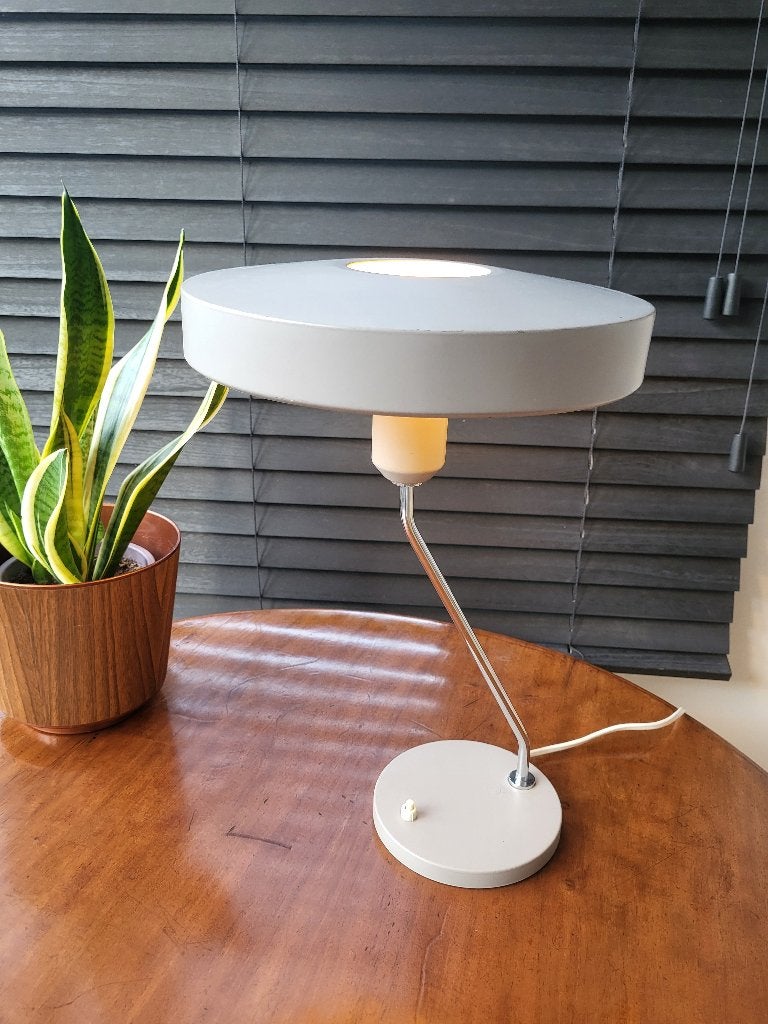 Vintage louis Kalff bureaulamp, model Romeo, jaren1960,, Ophalen of Verzenden
