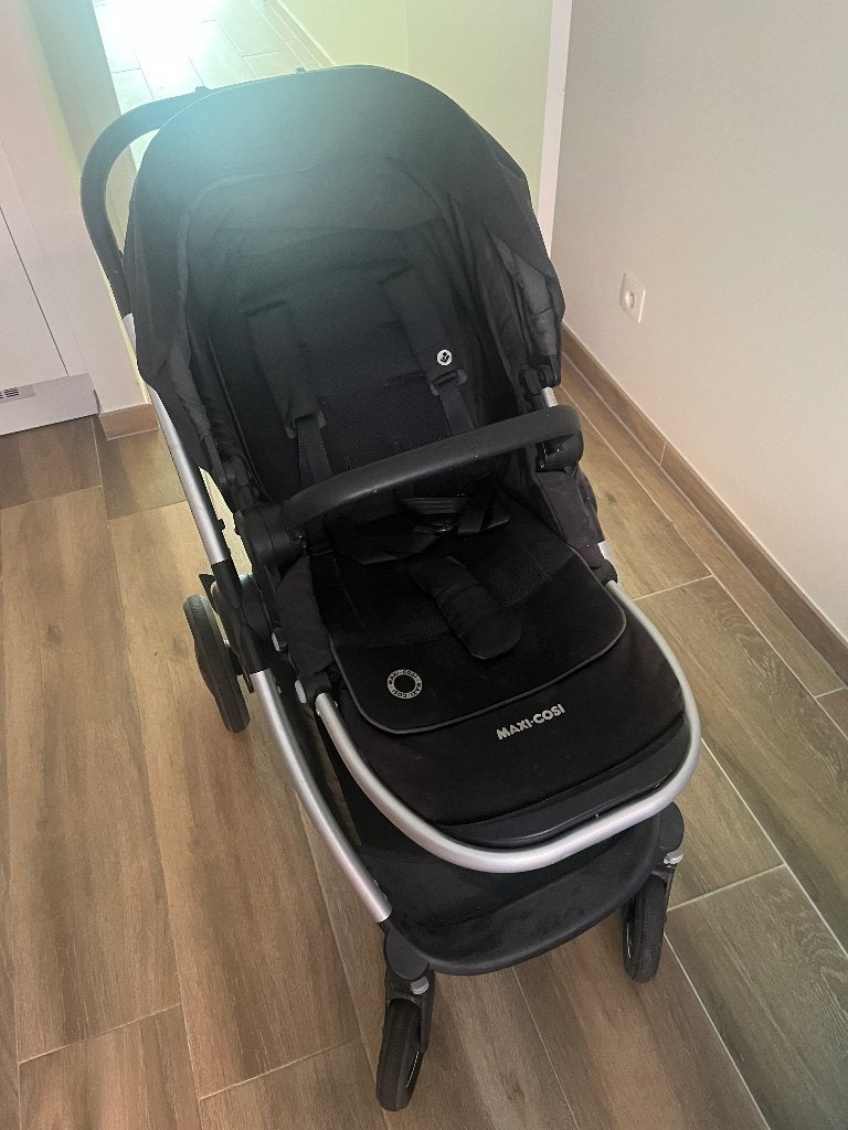 Maxi Cosi buggy with bassinet, car base and car carrier, Enlèvement, Comme neuf, Maxi-Cosi, Protection de pluie