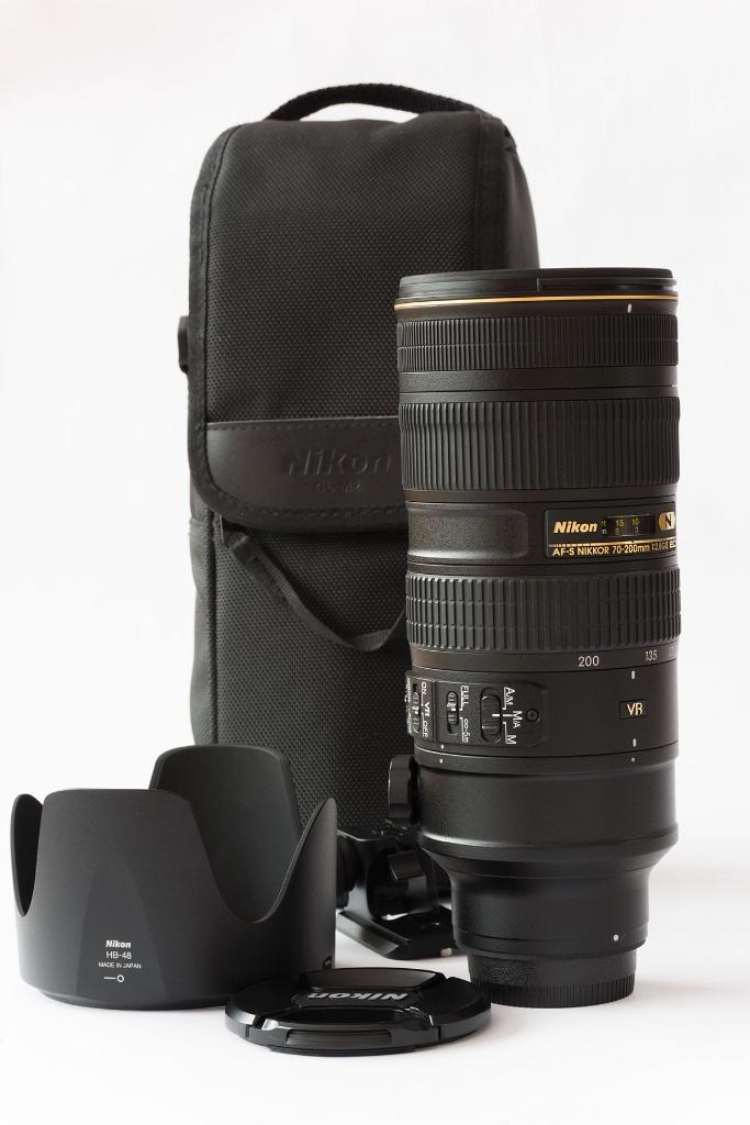 Nikon AF-S 70-200 f2.8 VRII Nano, Enlèvement, Zoom