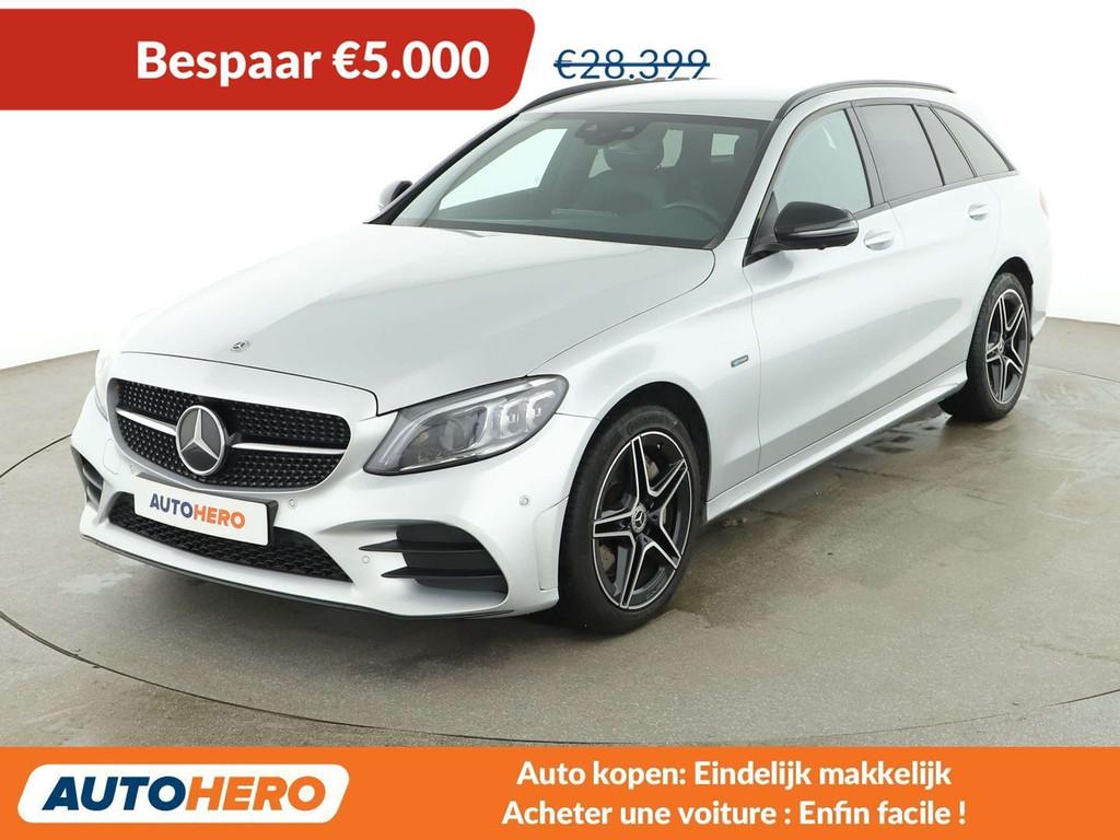 Mercedes-Benz C-Klasse 300 C 300de T Night Edition AMG Line, Autos, Argent ou Gris, Achat, Alcantara, Automatique