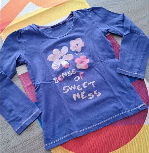 Mexx paarse longsleeve 110/116, Enfants & Bébés, Vêtements enfant | Taille 110, Enlèvement ou Envoi, Comme neuf, Fille, Chemise ou À manches longues