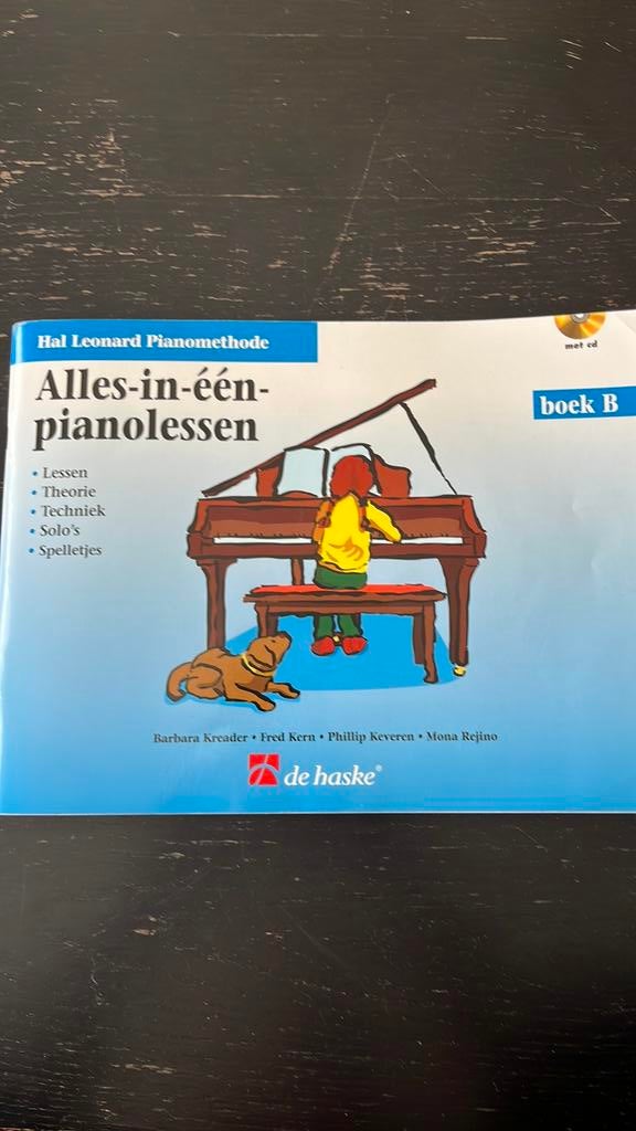 Alles-in-één-pianolessen, Ophalen of Verzenden, Gebruikt, Les of Cursus, Piano