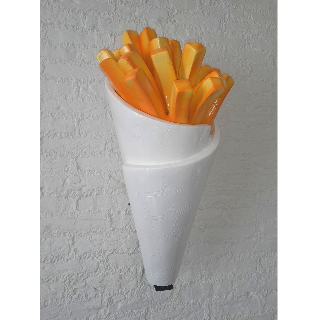 Reclame Friet Patatzak 80 cm - frietzak polyester, Ophalen, Nieuw
