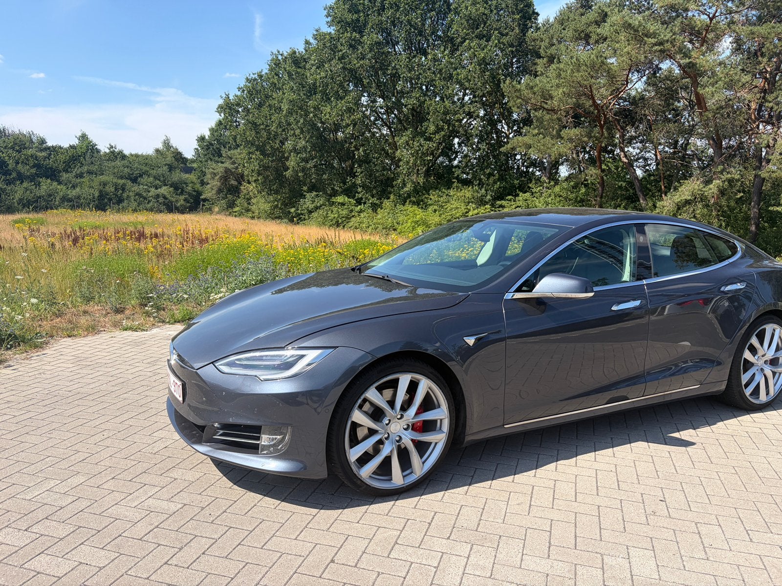 Tesla Model S  75D -Free Supercharge+Free Premium Connectivy, Auto's, Tesla, Winterpakket, Model S, Elektrisch, Particulier