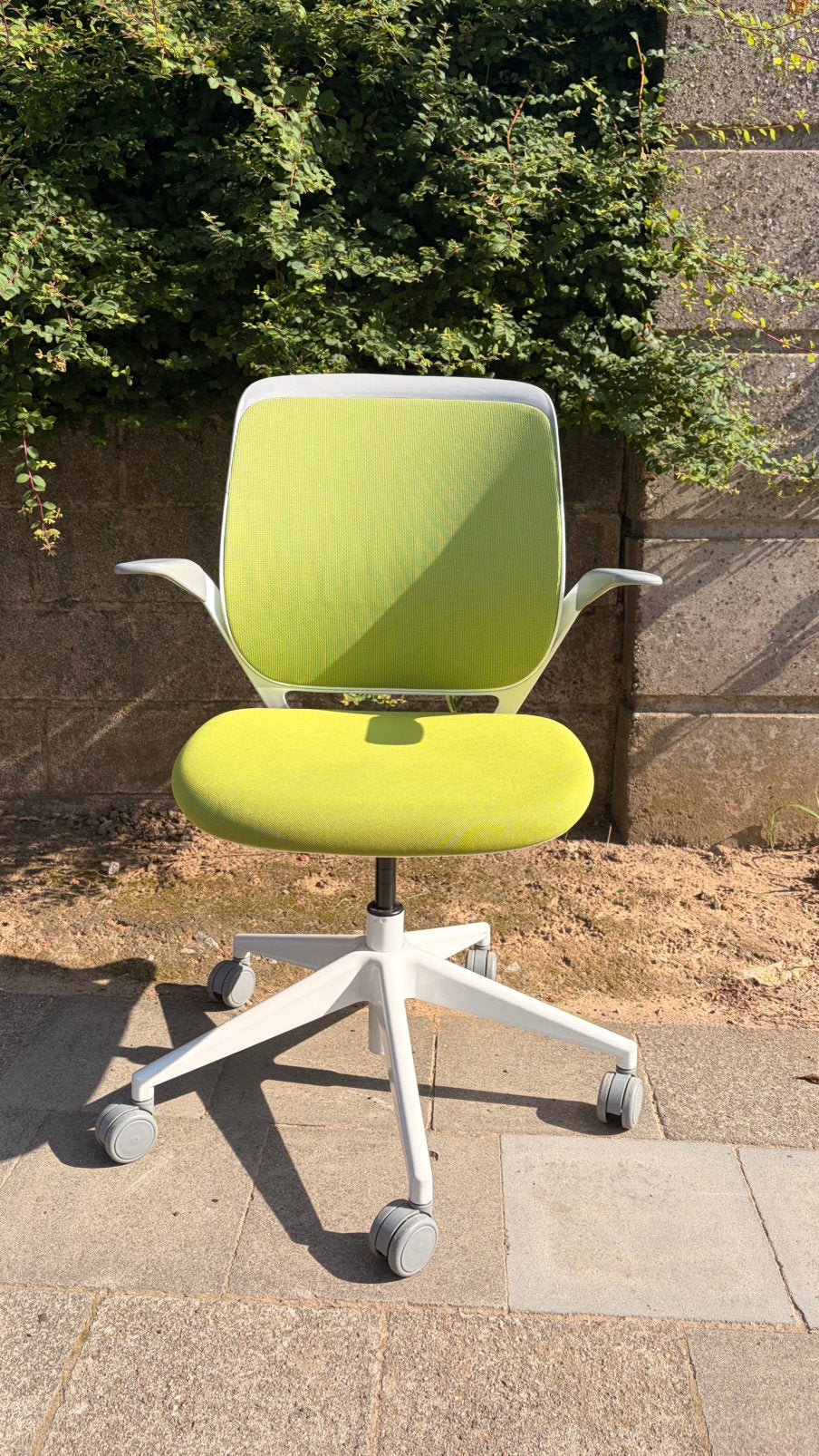 Bureaustoel, lime groen / wit, Enlèvement, Vert, Chaise de bureau
