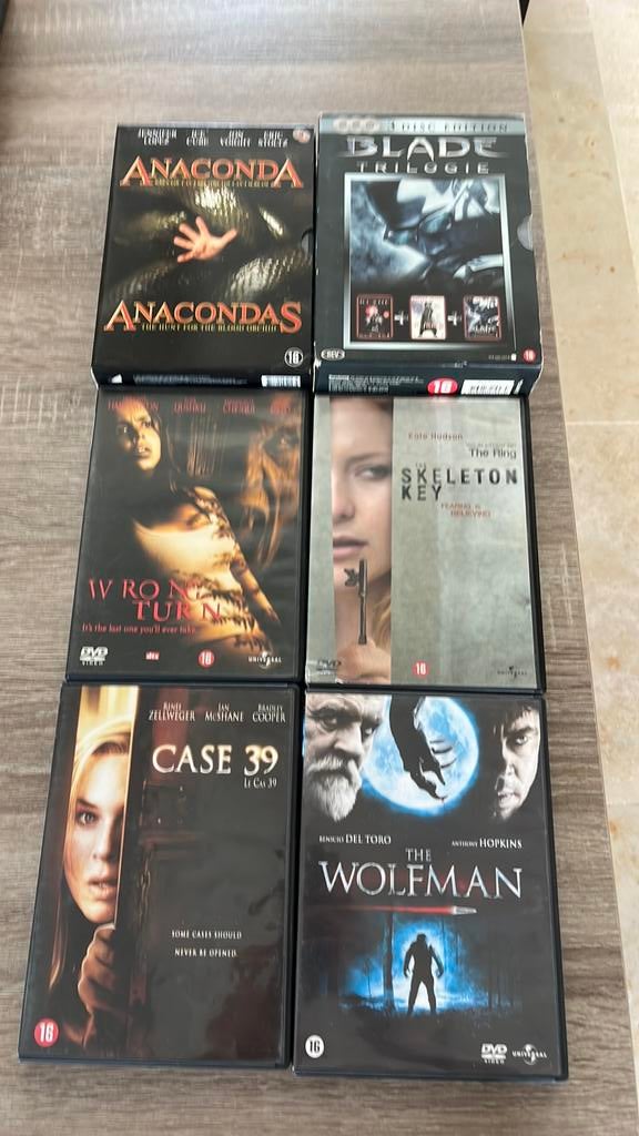 Dvds horror , triller mogen weg voor een prijsje, Cd's en Dvd's, Dvd's | Horror, Vanaf 16 jaar, Boxset, Zo goed als nieuw, Ophalen