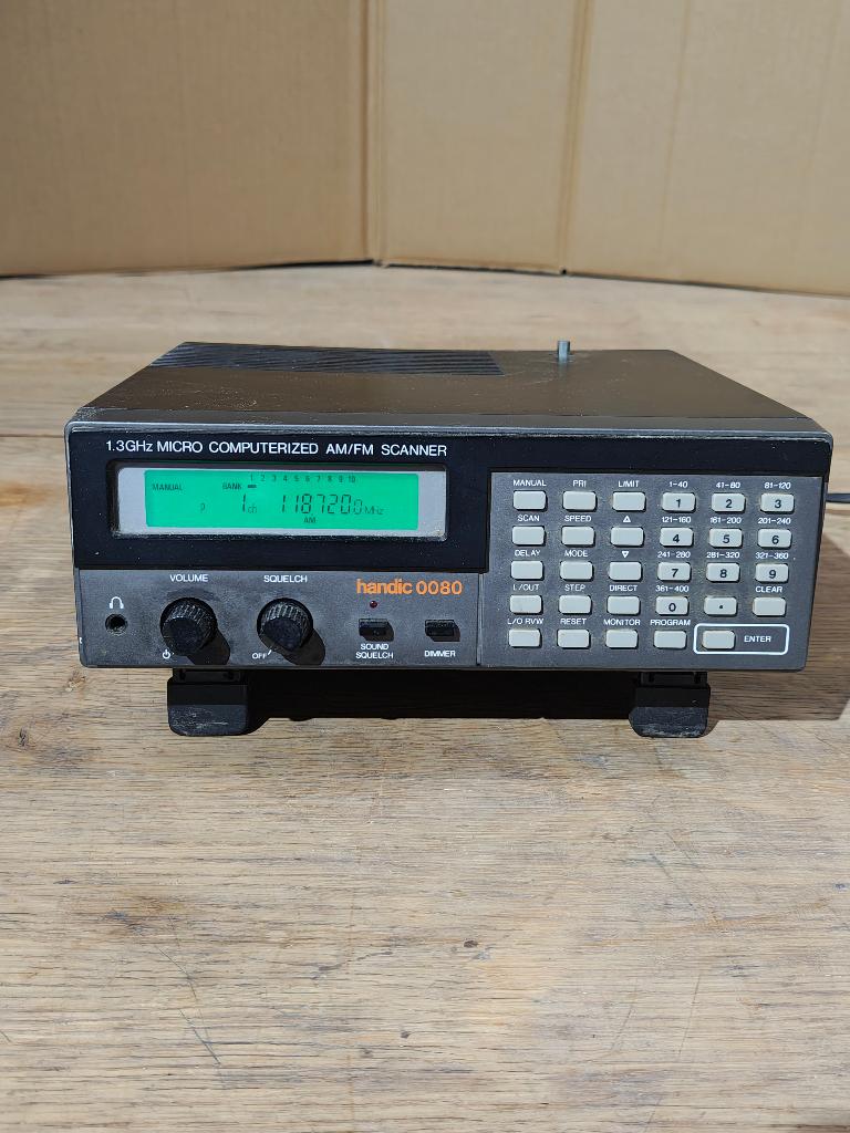 Scanner Handic 0080, Telecommunicatie, Scanners, Ophalen, Gebruikt, 200 tot 500 kanalen